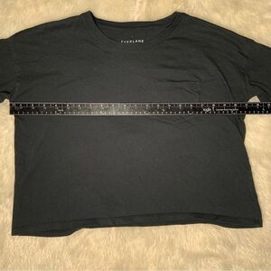 Sz Small Black Everlane Long Sleeve Shirt with Chest Pocket